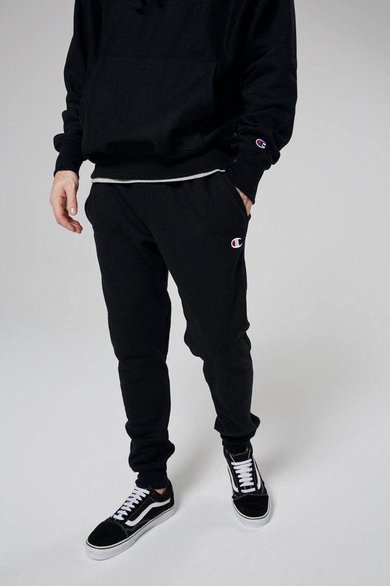 CA-I2 (Ha rev weave small logo c jogger black) 51893910 - Otahuhu Shoes