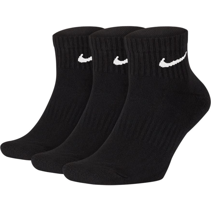 NA-B28 (U nk everyday cush ankle 3 pair black/white) 12191279 NIKE