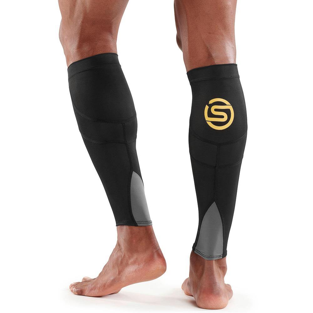 SK-B (ESTL UNISEX CALFTIGHTS MX BLK/YELLOW) 21893600 - Otahuhu Shoes