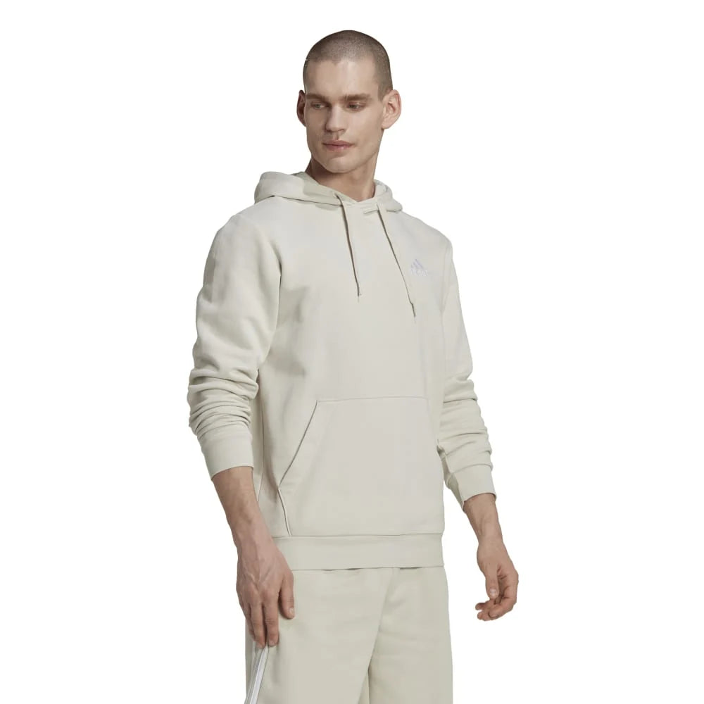 AA-S14 (Adidas feel cozy hoodie aluminium/white) 62294605 ADIDAS