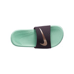 N-D128 (Nike kawa slide off noir/metallic bronze/mint foam) 32291790 NIKE