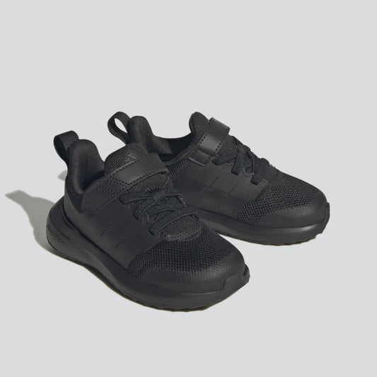 A-I65 (Adidas forta run 2.0 elastic lacetop strap shoes black/carbon) 22394095 ADIDAS