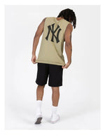 MJA-S6 (Wash vinny muscle tee yankees snow washed silver grey) 122193043 MAJESTIC