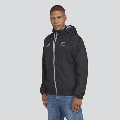 AA-Q20 (Adidas all blacks supporters jacket black/magic grey) 42396364 ADIDAS