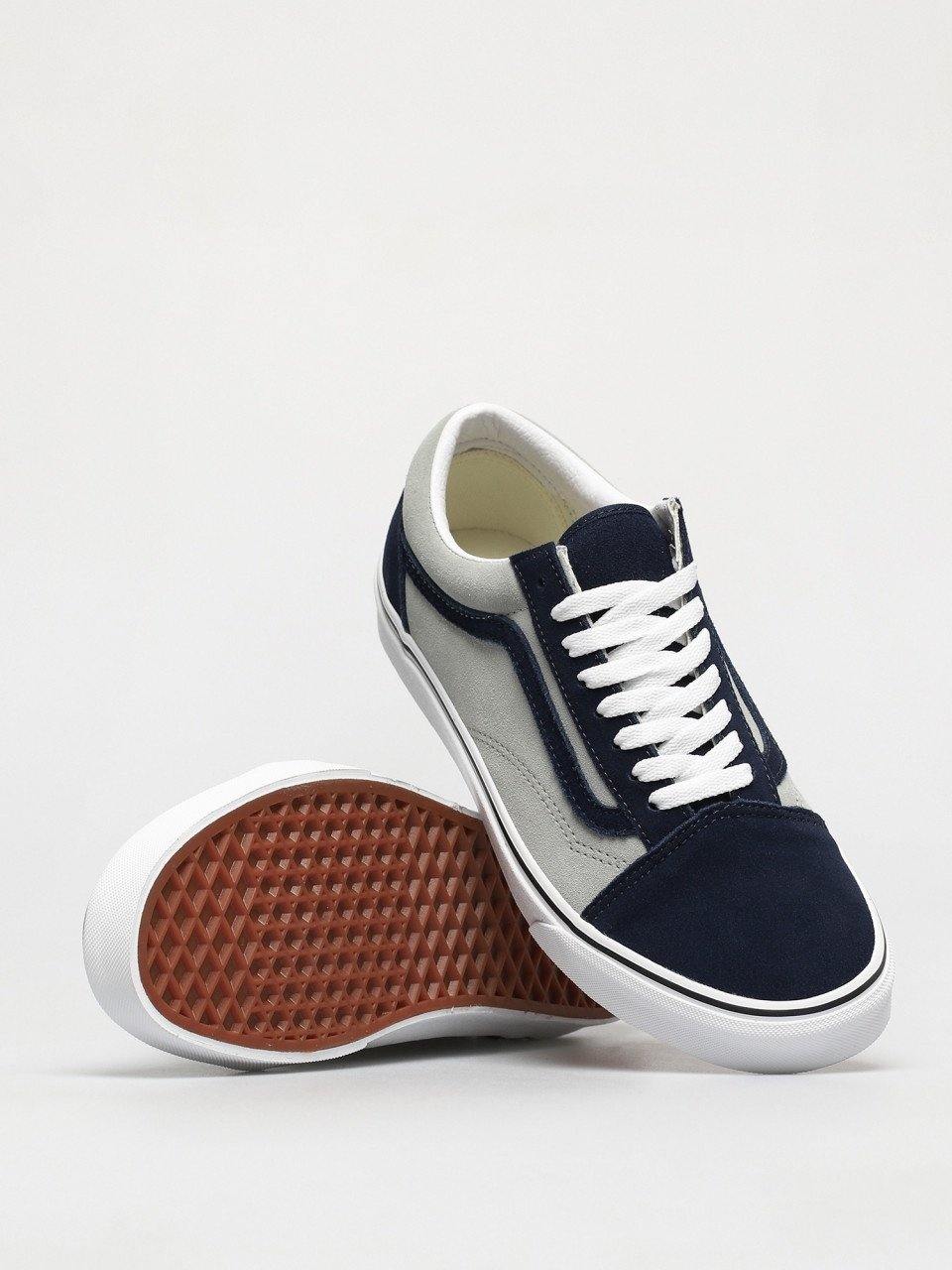 V-C13 (Old skool 2-tone suede dress blues/mineral gray) 32196207 - Otahuhu Shoes