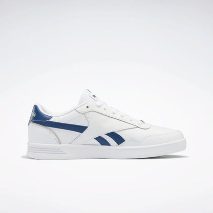 R-B13 (Reebok royal techque t shoes white/batik blue/light solid grey) 82295630 REEBOK