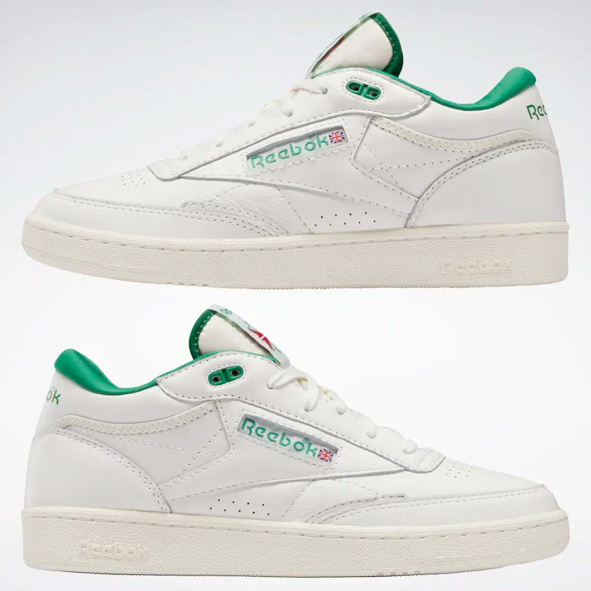 R-T13 (Reebok club mid II vintage chalk/glen green/white) 122299200 REEBOK