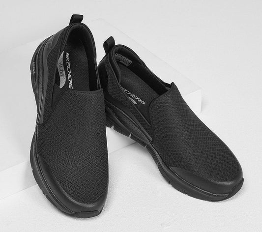 S-T9 (Arch fit - banlin black/black) 112097094 - Otahuhu Shoes