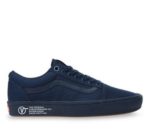 V-Q12 (Comfycush old skool distort dist blue/true white) 32097538 - Otahuhu Shoes