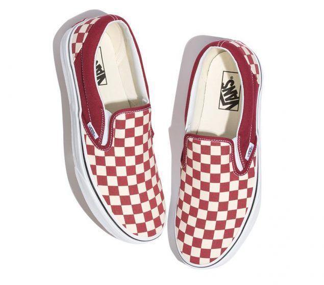 V-Y11 (CSO CHECKER RUMBA RED/TRUE WHT) 61994876 - Otahuhu Shoes