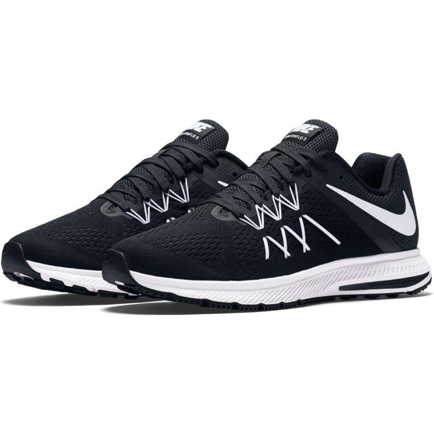 N-E89 (Zoom winflo 3 black/white) 61698184 - Otahuhu Shoes