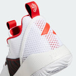 A-C65 (Adidas dame certified basketball shoes white/vivid red/dash grey) 122299210 ADIDAS