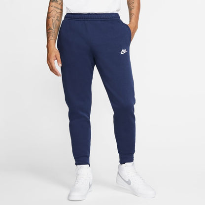 NA-I30 (M nike sports wear club jogger fleece bb midnight navy/white) 42193581 NIKE