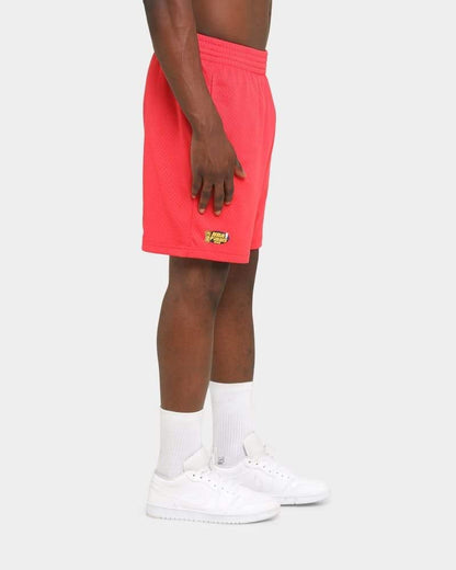 MNA-J8 (Basic mesh court short bulls red) 22194347 - Otahuhu Shoes