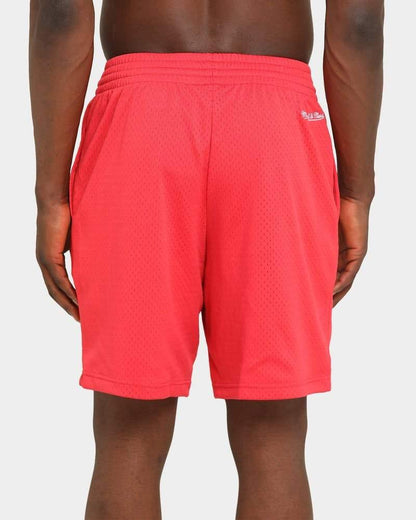 MNA-J8 (Basic mesh court short bulls red) 22194347 - Otahuhu Shoes