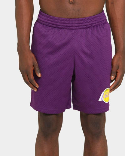 MNA-M8 (Basic mesh court short lakers purple) 22194347 - Otahuhu Shoes