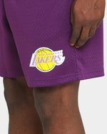 MNA-M8 (Basic mesh court short lakers purple) 22194347 - Otahuhu Shoes