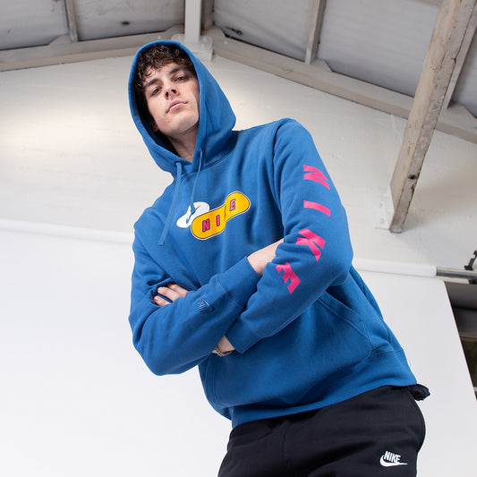 NA-M38 (Nike sportswear pullover hoodie ebrf dark marina blue) 72294859 NIKE