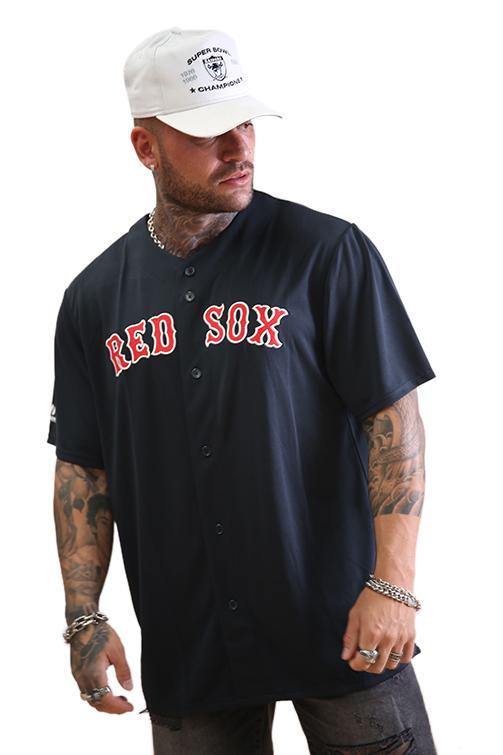 MJA-B2 (Wordmark rep jer red sox true navy) 92094347 - Otahuhu Shoes