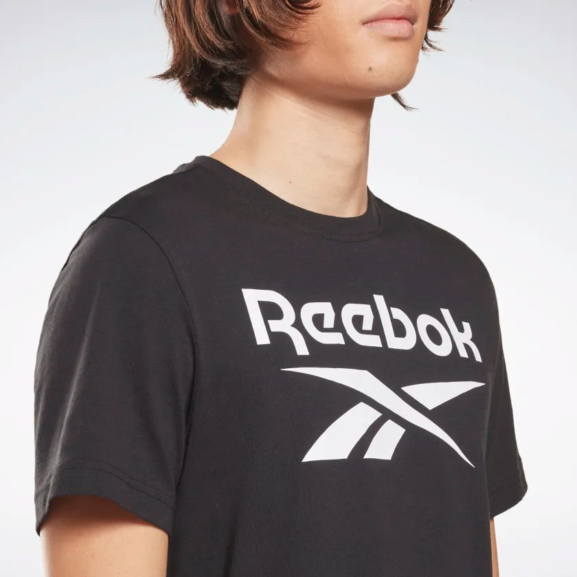 RA-I1 (Reebok identity big logo tee black/white) 32292050 REEBOK