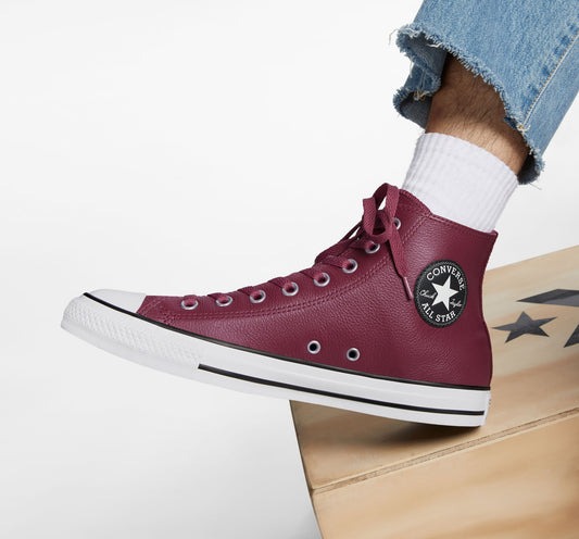 CT-M36 (Converse seasonal colour leather hi cherry vision) 42396100 CONVERSE