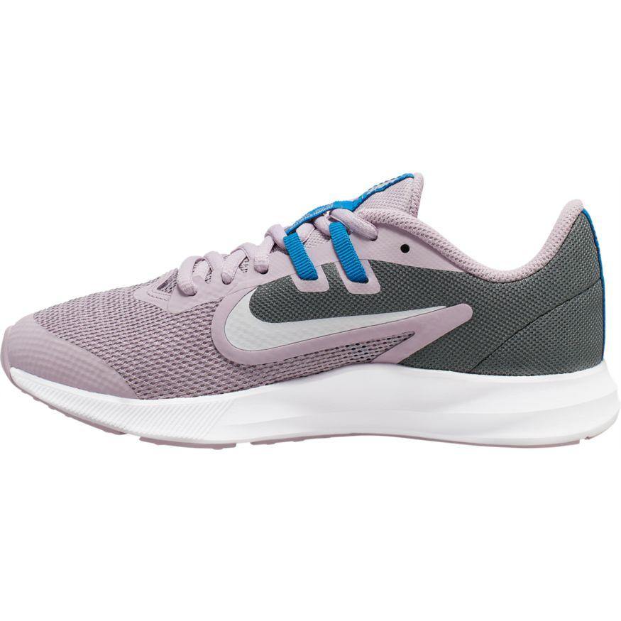 N-N113 (Nike downshifter 9 gs iced lilac/white/smoke grey/soar) 12095115 - Otahuhu Shoes