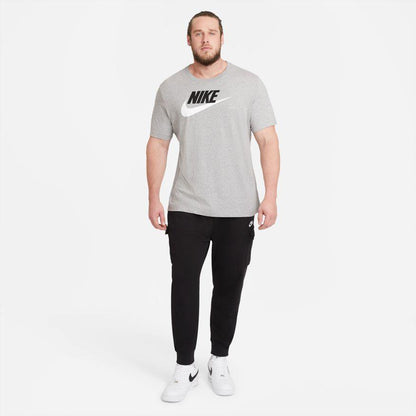 NA-H31 (M nike sports wear tee icon futura dark grey heather/white) 72192046 - Otahuhu Shoes