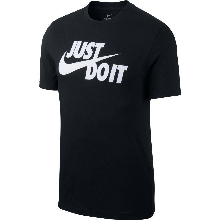 NA-X27 (M nsw tee just do it swoosh black/white) 122092046 - Otahuhu Shoes