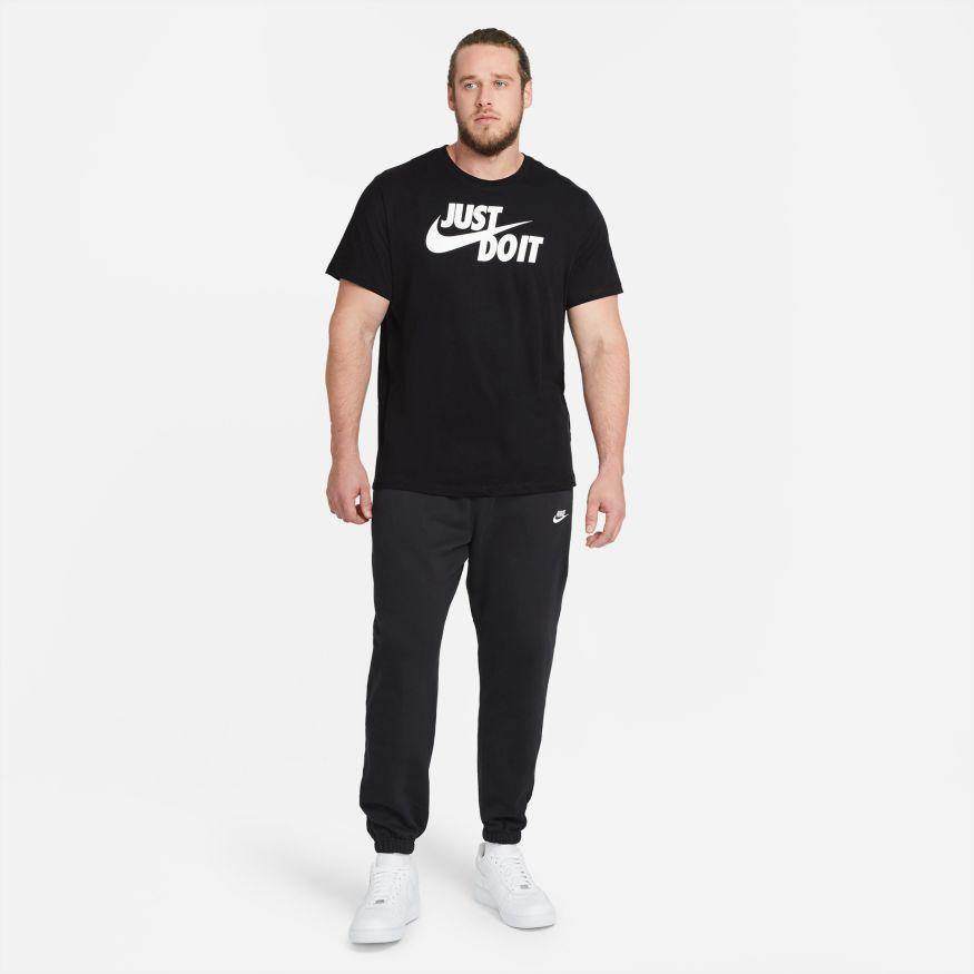 NA-X27 (M nsw tee just do it swoosh black/white) 122092046 - Otahuhu Shoes