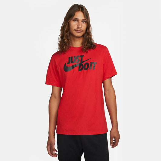 NA-O41(Nike Sportswear JUST DO IT Men's T-Shirt Red/Black) 12392046 NIKE