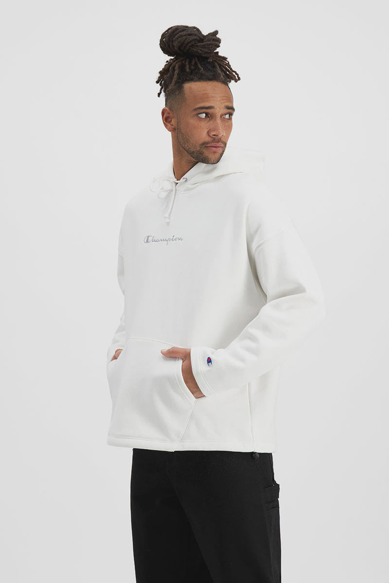 CA-R10 (Reverse weave relax hem hoodie white) 52296087 CHAMPION