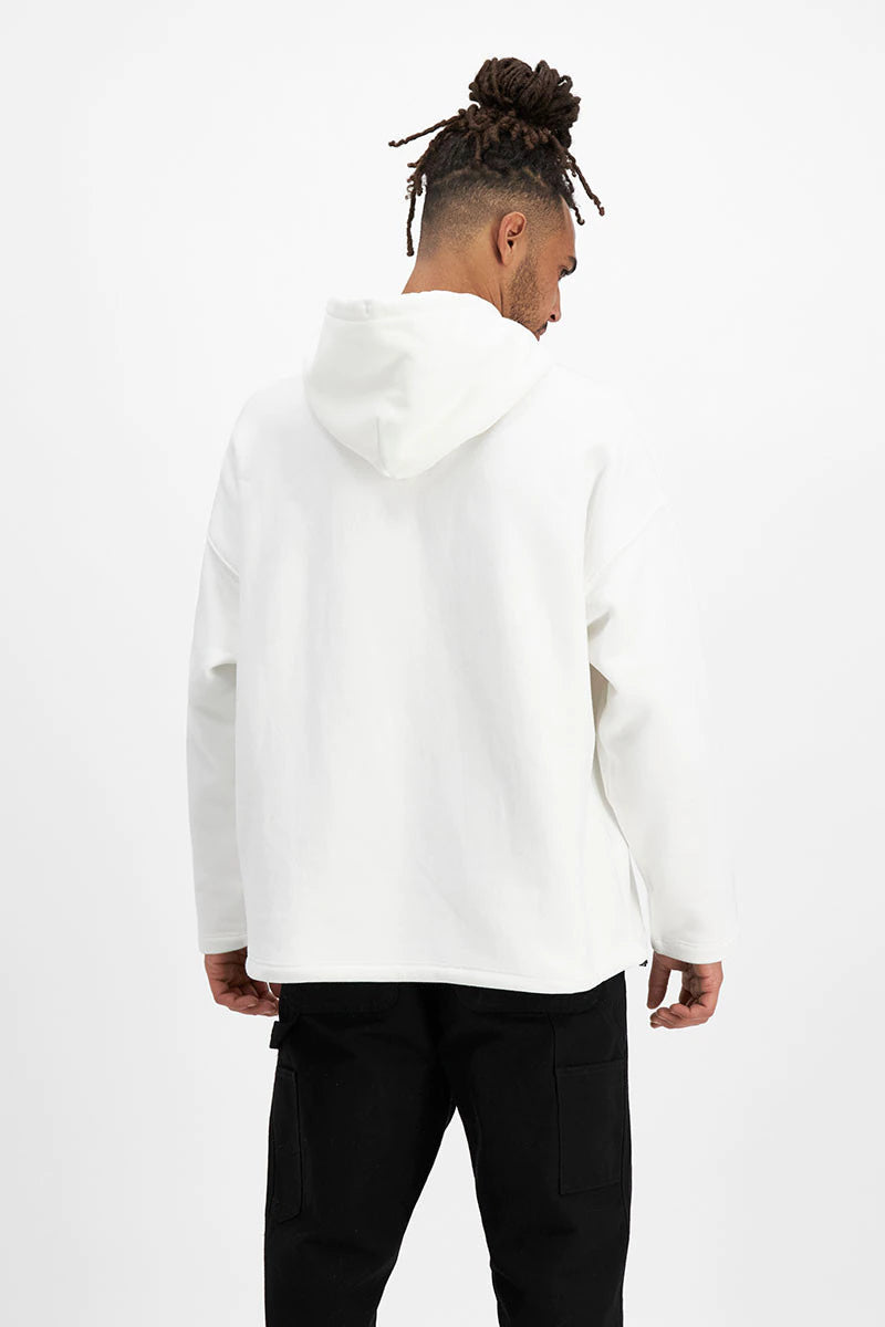 CA-R10 (Reverse weave relax hem hoodie white) 52296087 CHAMPION