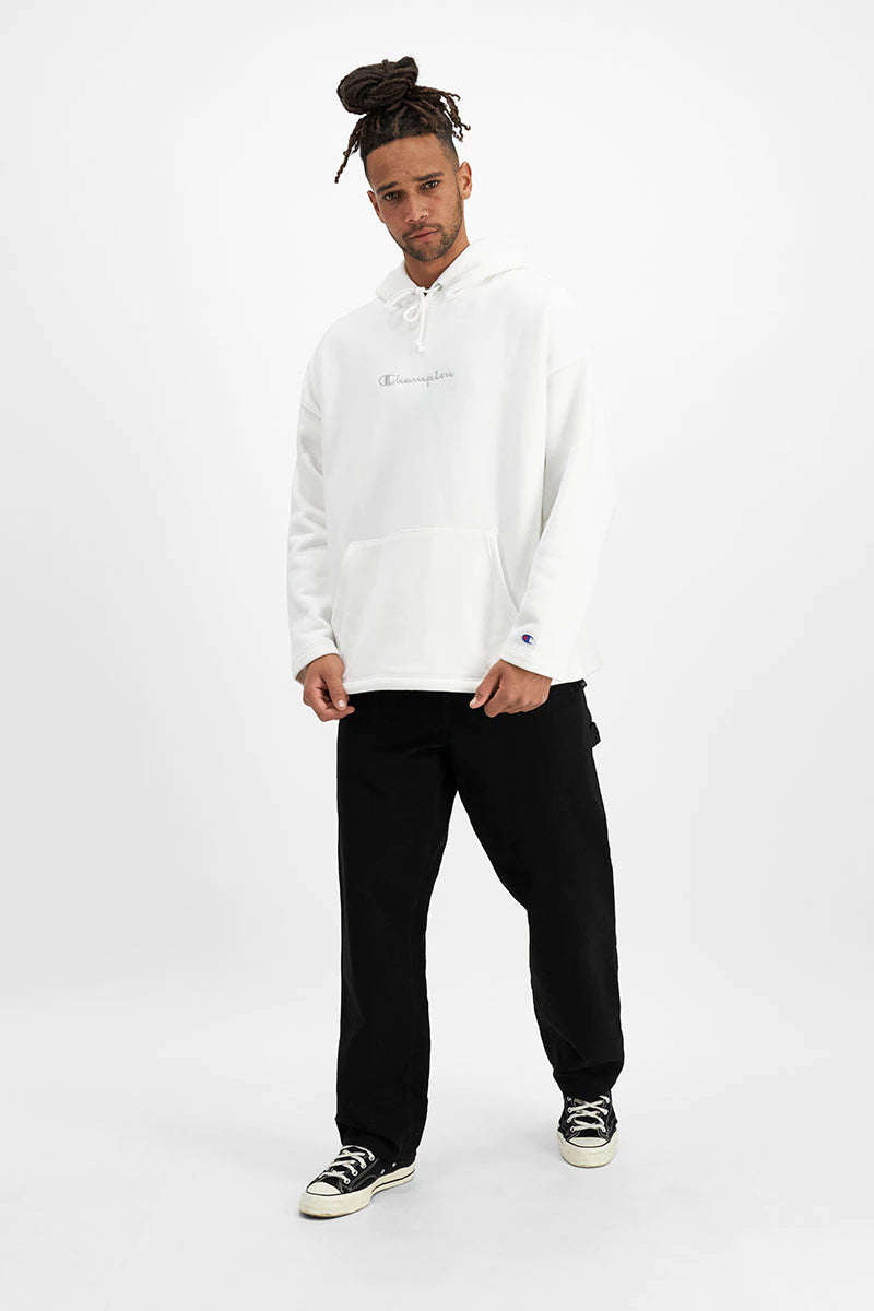 CA-R10 (Reverse weave relax hem hoodie white) 52296087 CHAMPION