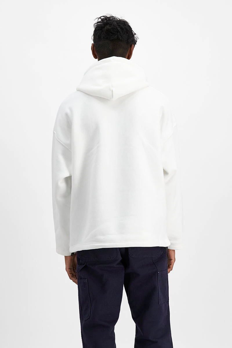 CA-R10 (Reverse weave relax hem hoodie white) 52296087 CHAMPION