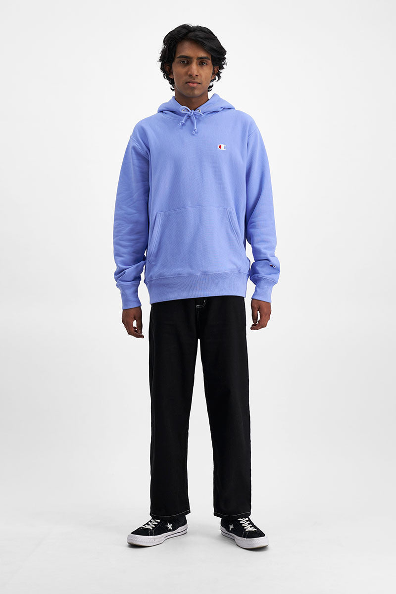 CA-V9 (Reverse weave terry hoodie charming blue) 22295652 CHAMPION