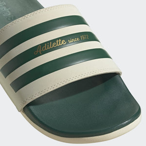 A-Q64 (Adilette comfort wonder white / collegiate green / gold metallic) 92293070 ADIDAS