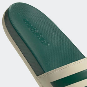 A-Q64 (Adilette comfort wonder white / collegiate green / gold metallic) 92293070 ADIDAS