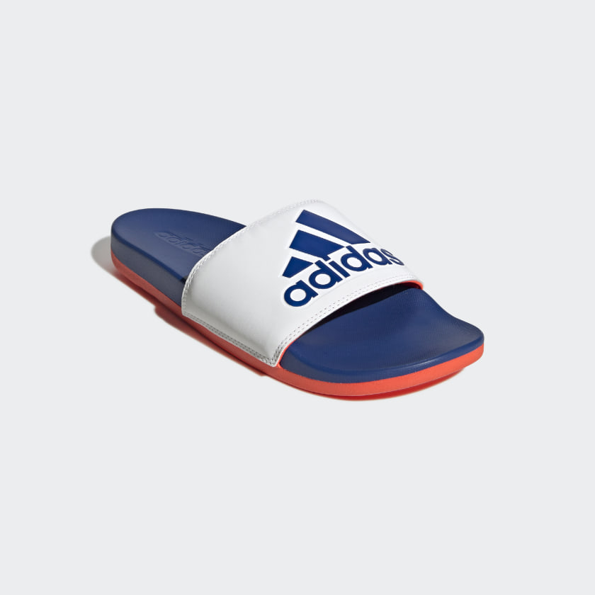 A-U62 (Adilette comfort slide white/royal blue/solar red) 112192815 ADIDAS