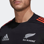 AA-S13 (All black rugby performance perforated tee black) 12293870 ADIDAS