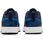 N-M122 (Nike court borough low 2 midnight navy/imperial blue/black) 72193581 - Otahuhu Shoes