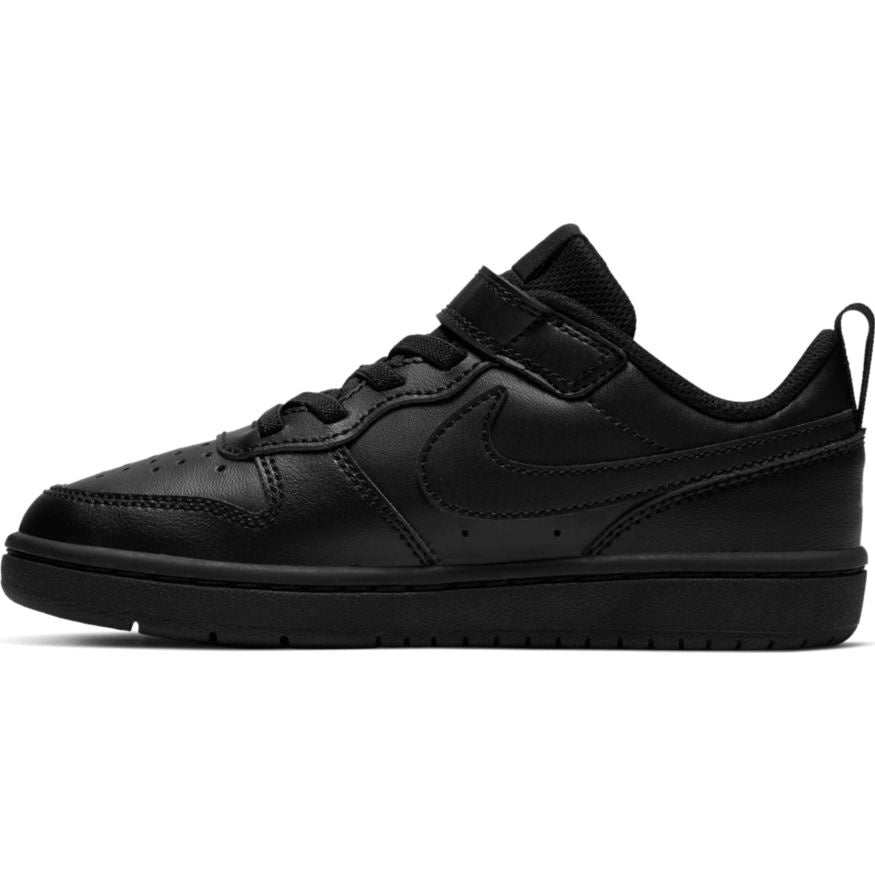 N-T124 ( Nike court borough low 2 black/black) 112193069 NIKE