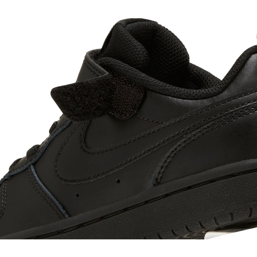 N-T124 ( Nike court borough low 2 black/black) 112193069 NIKE