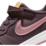 N-U124 (Nike court borough low 2 violet ore/pink glaze/melon tint) 112193069 NIKE