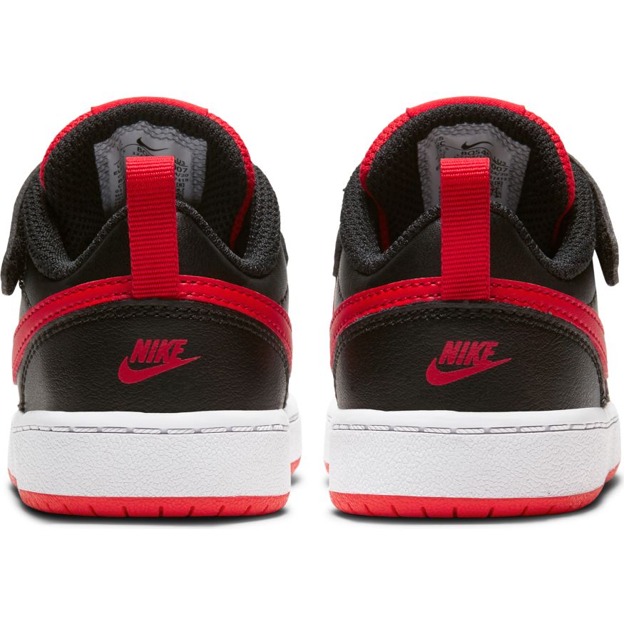 N-M133 (Nike court borough low 2 black/university red/white) 22192558 NIKE