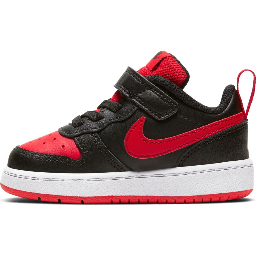 N-M133 (Nike court borough low 2 black/university red/white) 22192558 NIKE