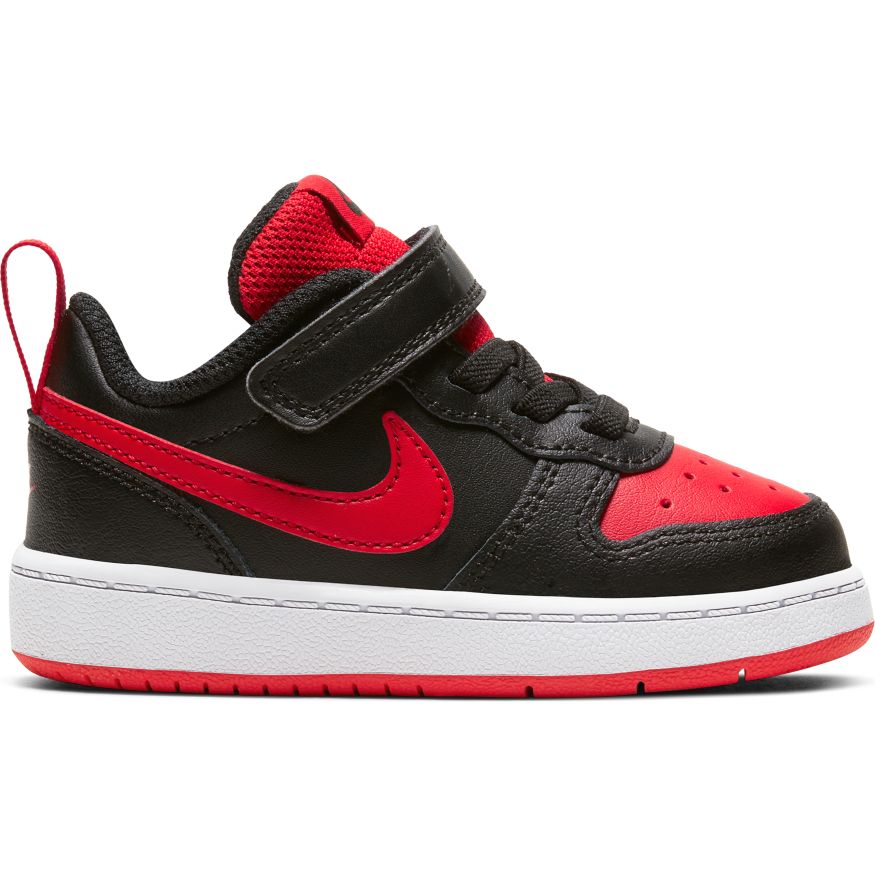 N-M133 (Nike court borough low 2 black/university red/white) 22192558 NIKE