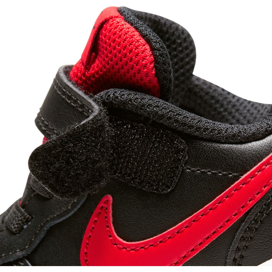 N-M133 (Nike court borough low 2 black/university red/white) 22192558 NIKE