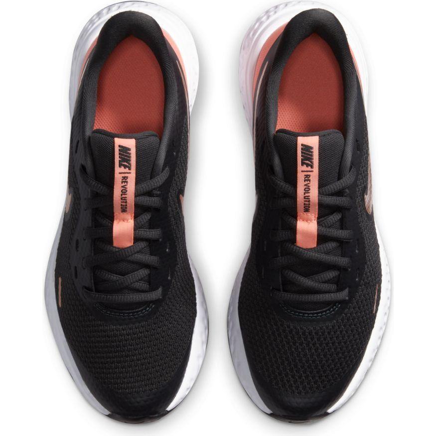 N-F116 (Nike revolution 5 gs dark smokegrey/mettalic red bronze) 82094348 - Otahuhu Shoes