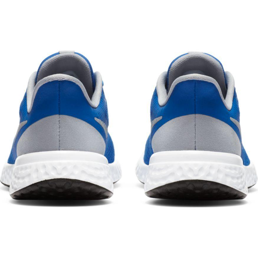 N-Q118 (Nike revolution 5 gs gamer royal/lt smoke grey/white) 12194348 - Otahuhu Shoes