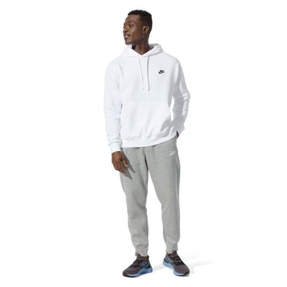 NA-U21 (M Nike sportswear club fleece jogger bb dark heather/matte silv/white) 12093581 - Otahuhu Shoes